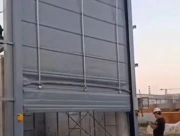 Rapid folding door 6