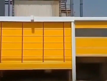 Rapid folding door 9