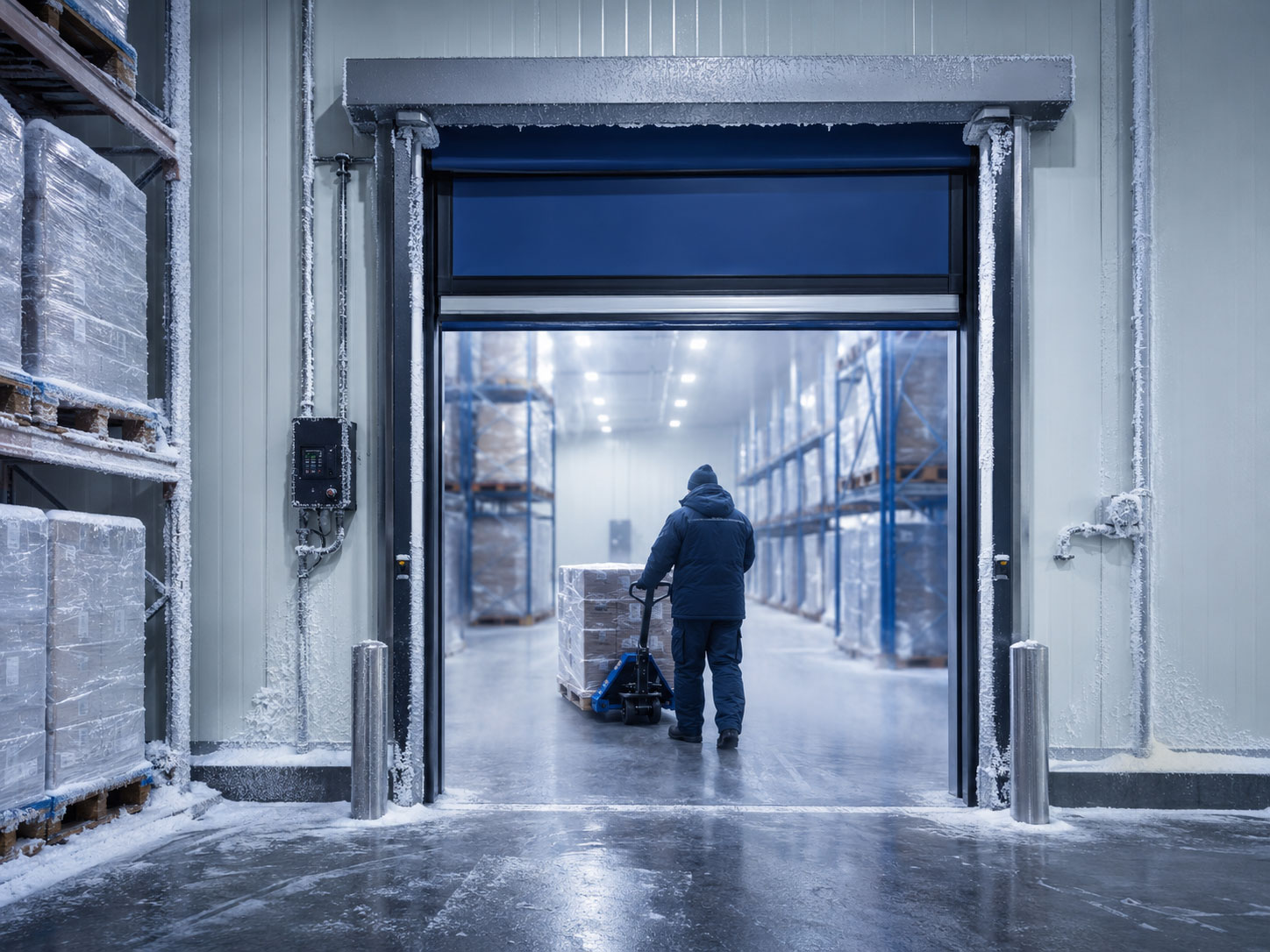 freezer room doors freezer room doors
